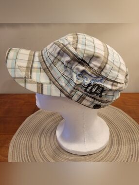 🦊EUC~FOX Plaid Cadet Cap